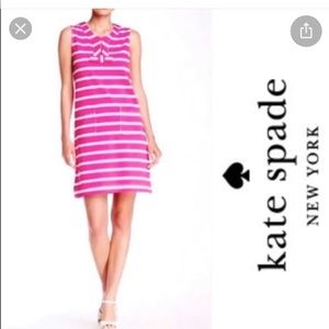 Kate Spade Rio Pink Tropez Stripe Dress Small